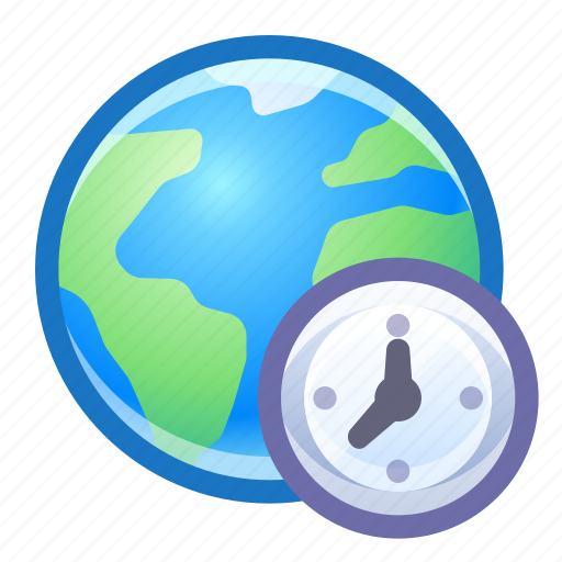 Global, world, time, clock icon - Download on Iconfinder