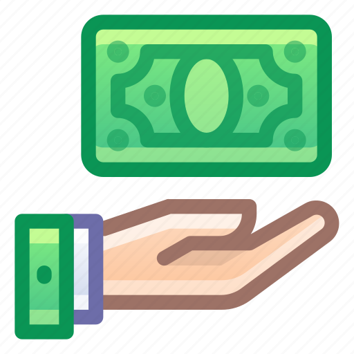 Hand, money, cash, loan icon - Download on Iconfinder