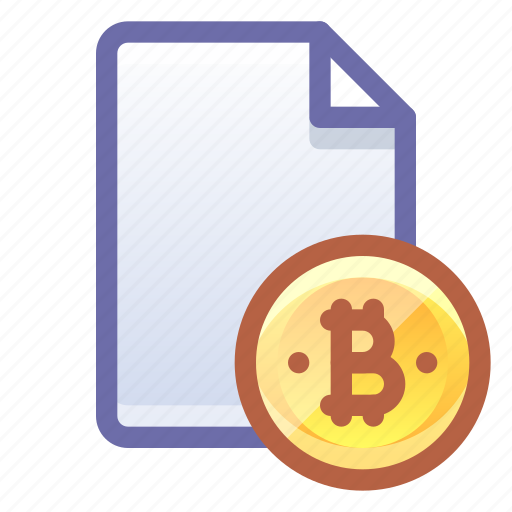 Bitcoin, crypto, file, log, report icon - Download on Iconfinder