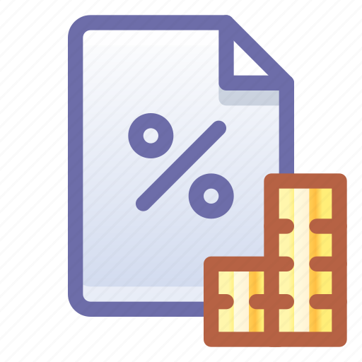 Loan, credit, percent, document icon - Download on Iconfinder