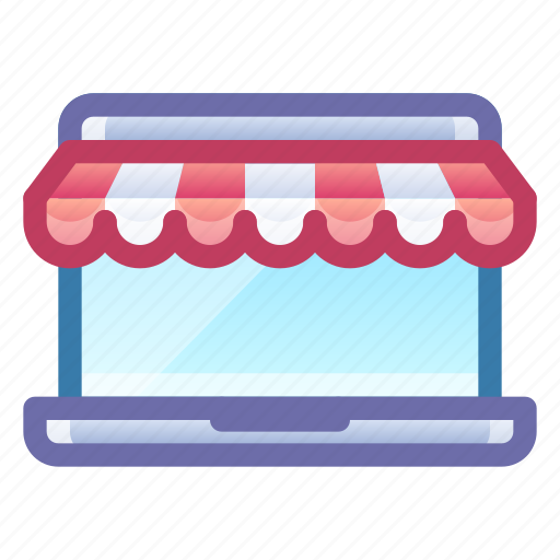 Laptop, online, shop, ecommerce icon - Download on Iconfinder