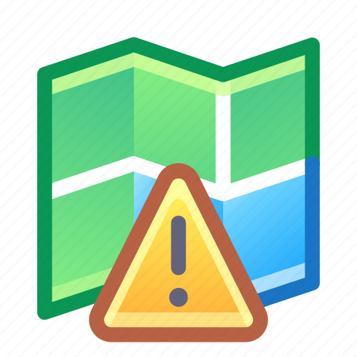 Map, area, alert, warning icon - Download on Iconfinder