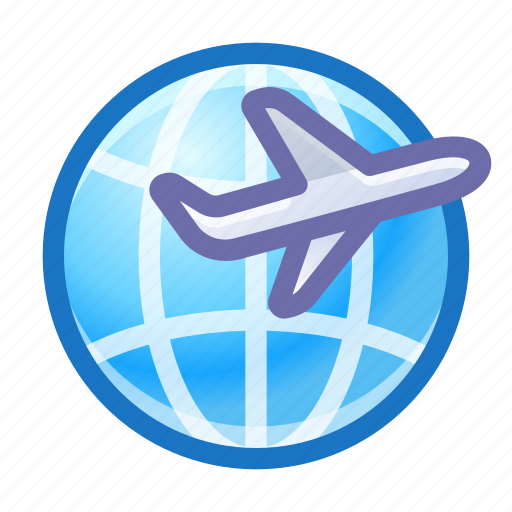 Global, tourism, travel, flight icon - Download on Iconfinder
