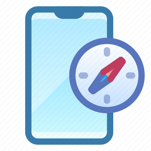 Compass, direction, smartphone, mobile icon - Download on Iconfinder