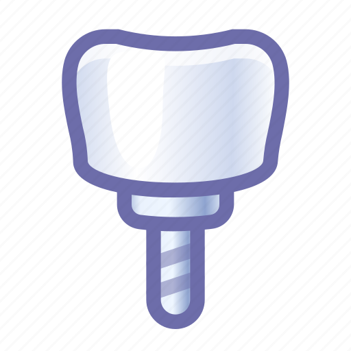 Dental, tooth, implant icon - Download on Iconfinder
