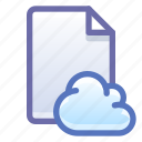 cloud, data, file