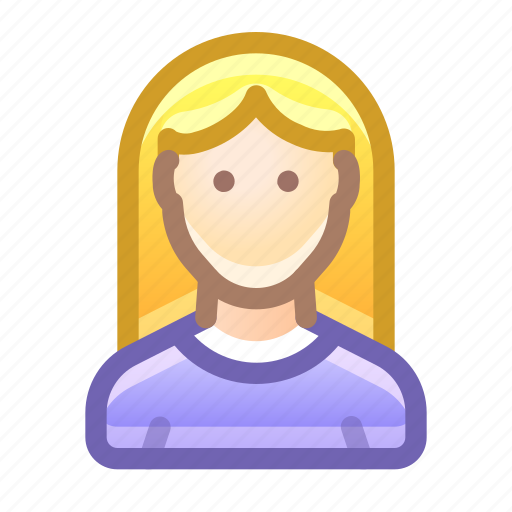 Account, profile, user, female icon - Download on Iconfinder