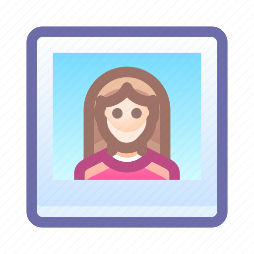 User, photo, avatar, female icon - Download on Iconfinder