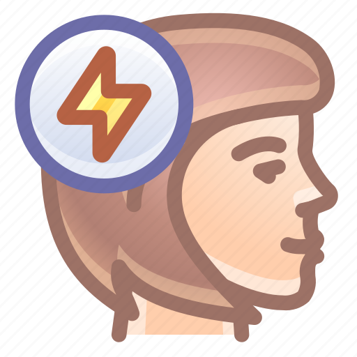 Action, mind, thought, user, woman icon - Download on Iconfinder