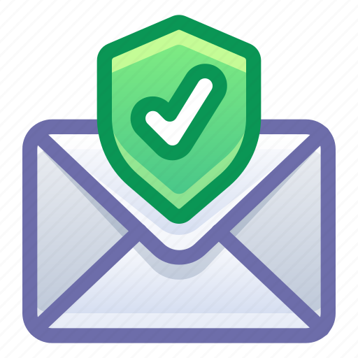 Email, secure, protection, shield icon - Download on Iconfinder