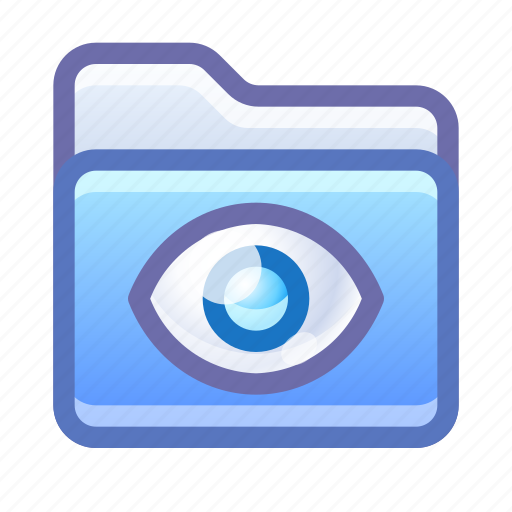 Folder, eye, hidden, private icon - Download on Iconfinder
