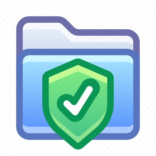 Folder, shield, protection, safe, secure icon - Download on Iconfinder