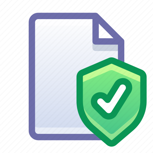File, shield, protection, safe, secure icon - Download on Iconfinder
