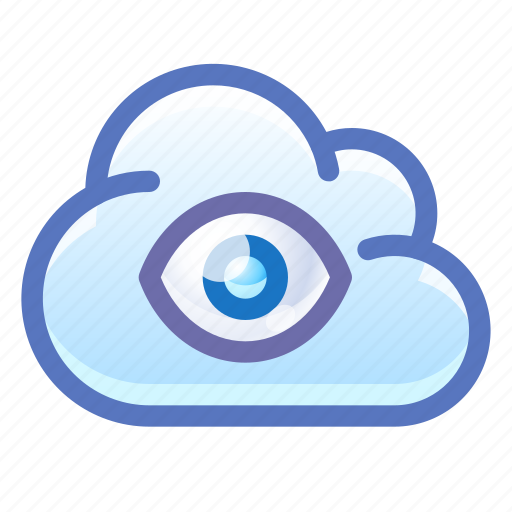 Cloud, eye, privacy icon - Download on Iconfinder