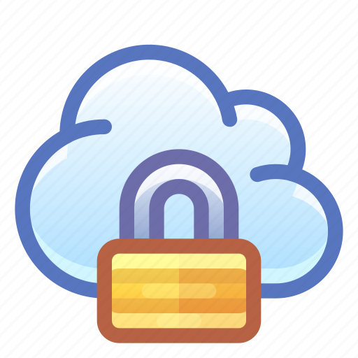 Cloud, lock, encrypted, secure icon - Download on Iconfinder