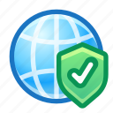 global, network, protection, shield
