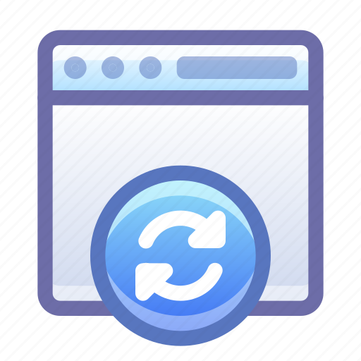 Browser, app, sync, synchronize icon - Download on Iconfinder