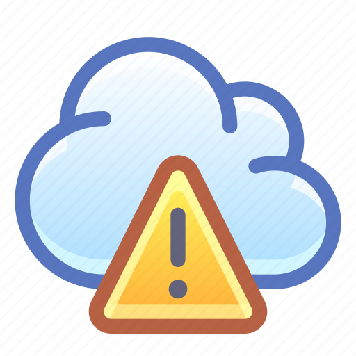 Cloud, internet, alert, warning icon - Download on Iconfinder