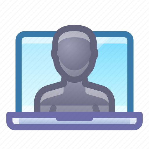 Laptop, computer, account, user icon - Download on Iconfinder