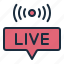 live, streaming, content, creation, influencer, news, video 