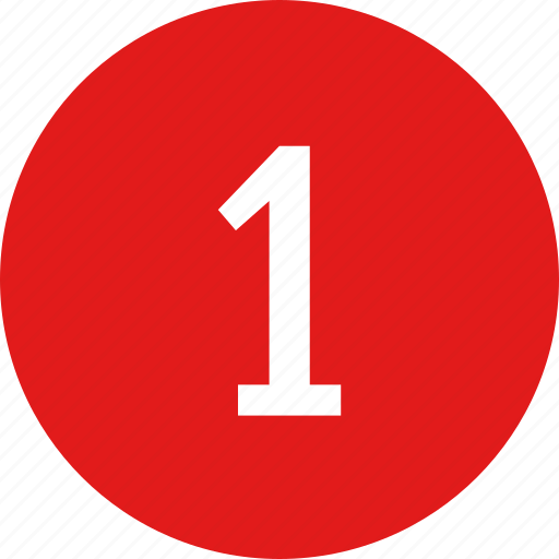1, number, one icon - Download on Iconfinder on Iconfinder