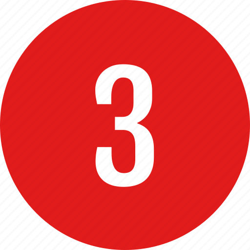 Number, three icon - Download on Iconfinder on Iconfinder