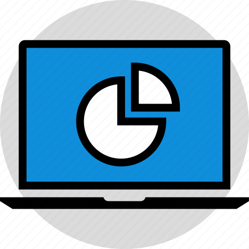 Graph, laptop, information icon - Download on Iconfinder