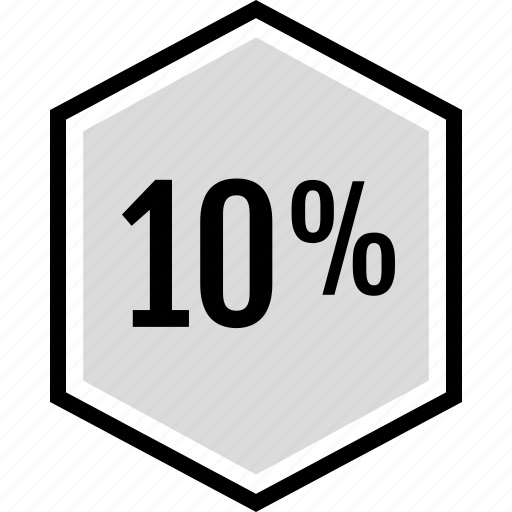 Ten, percent, infographic, seo icon - Download on Iconfinder