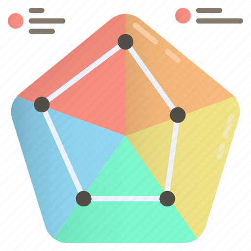 Infographic, chart, pentagon, presentation, information, data, diagram icon - Download on Iconfinder