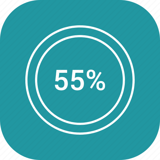 Fifty, five, percent, rate, tag icon - Download on Iconfinder
