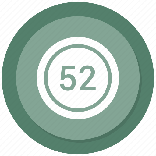 Chart, count, fifty two, number icon - Download on Iconfinder