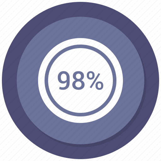 Chart, ninty eight, percentage, pie icon - Download on Iconfinder