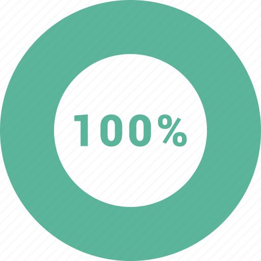 Full, hundred, percent icon - Download on Iconfinder