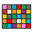 graph, graphic, infographic, color, colorful, grid, squares