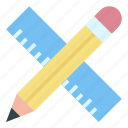 pencil, drawing tools, ruler, toolbar