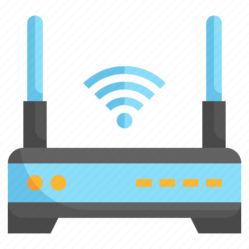 Cablo, modem, connection, network, router, flat icon - Download on Iconfinder