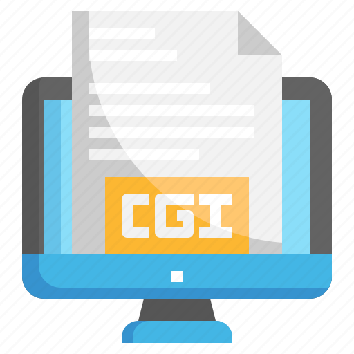 Cgi, files, and, folders, format, type, extension icon - Download on Iconfinder