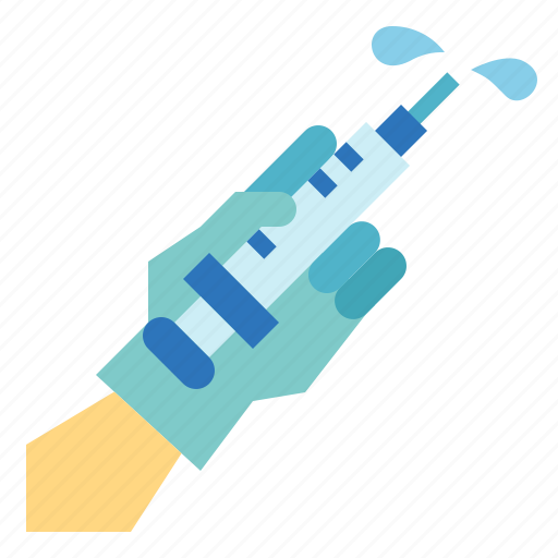 Injection, syringe, vaccine, hand, medical icon - Download on Iconfinder