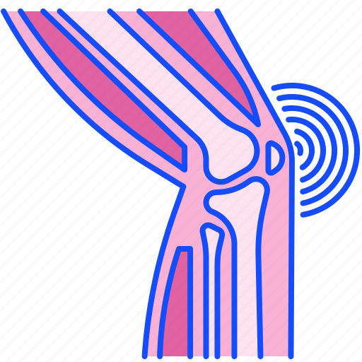 Knee, pain, joint, osteoarthritis, oa, orthopedic icon - Download on Iconfinder
