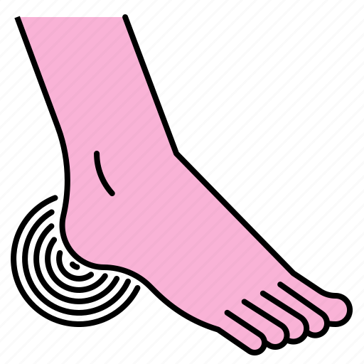 Heel, pain, foot, human, man, splinter icon - Download on Iconfinder