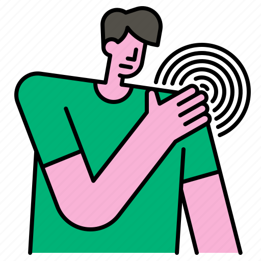 Shoulder, pain, ache, exhaust, office, syndrome, fatigue icon - Download on Iconfinder