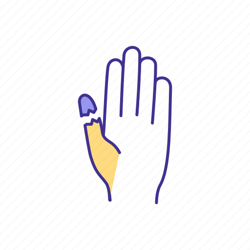 Injury, finger, trauma, amputation icon - Download on Iconfinder
