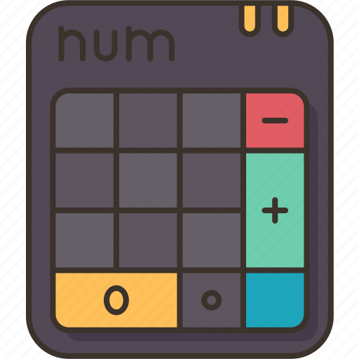 Keypad, numeric, numbers, input, computer icon - Download on Iconfinder