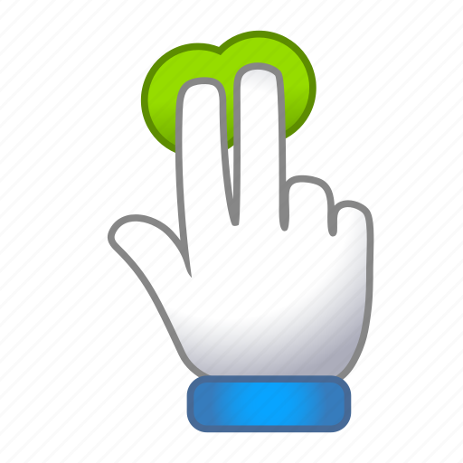 Double, gesture, hand, signs, touch icon - Download on Iconfinder