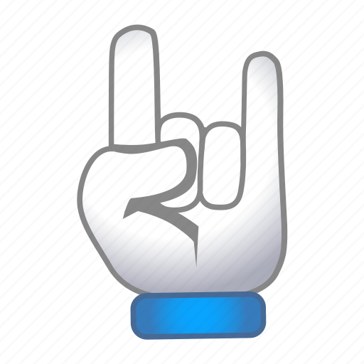 Gesture, hand, metal, on, rock, signs icon - Download on Iconfinder
