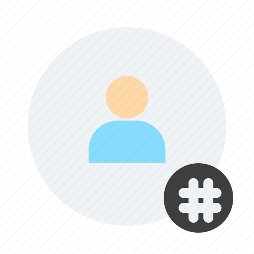 Hashtag, contact, tweet, follow, tag icon - Download on Iconfinder