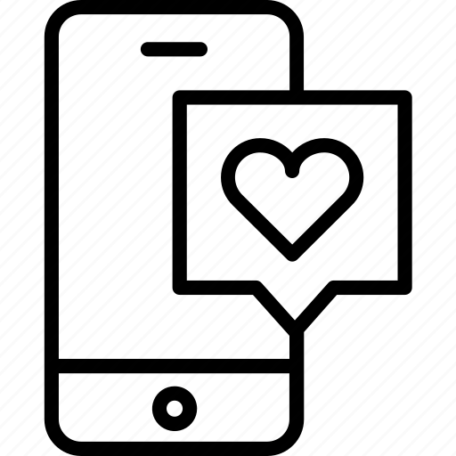 Heart, instagram, phone icon - Download on Iconfinder