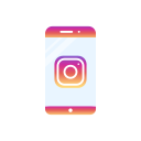 instagram logo, iphone, logo, phone