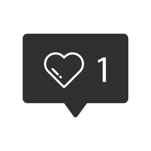 Instagram Red Icon Heart Like Notificati... | Stock Video | Pond5