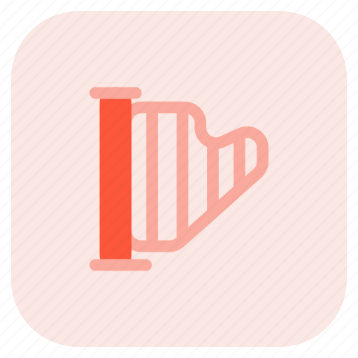 Harp, music, instrument, strings, equipment icon - Download on Iconfinder